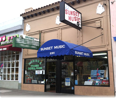 photo of Sunset Music storefront
